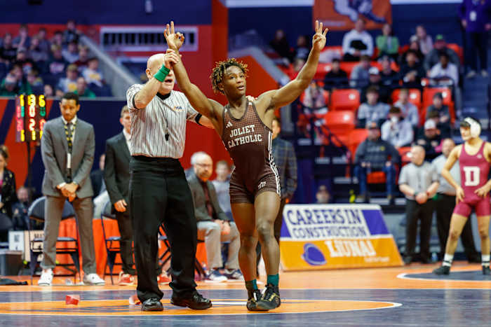 Illinois state wrestling championships February 18 2023 Nate Latsch 15409
